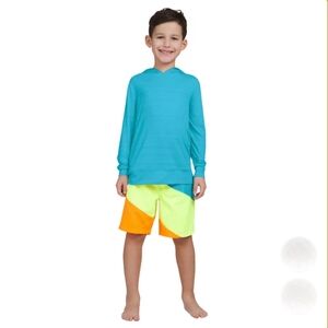 Lands' End Youth 2-piece Swim Set Blue Size L (14 - 16)